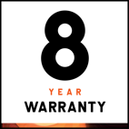 8-year warranty