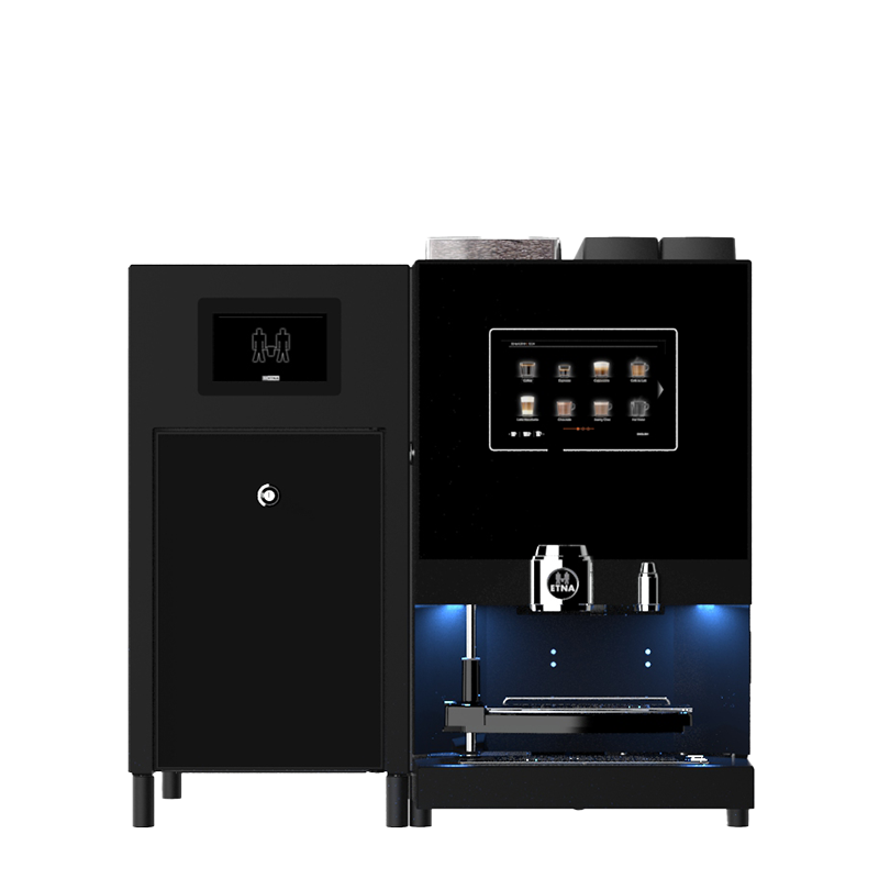 ETNA Dorado Espresso Compact Met ETNA Milkbase Connected ETNA Dorado Espresso Compact Met ETNA Milkbase Connected