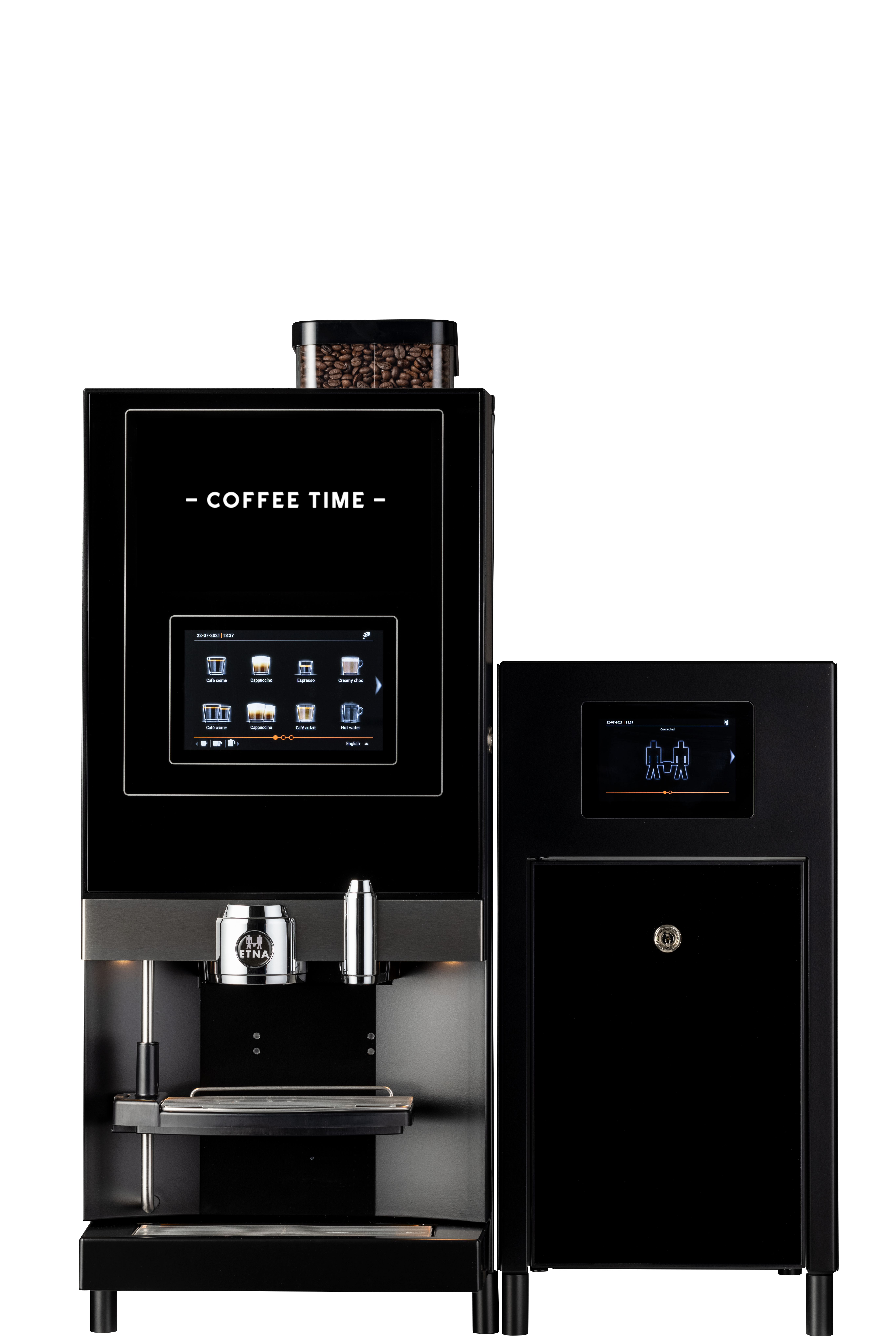 Dorado Medium Espresso Touch 7, Black, Milkbase, Legs, FRONT2 (1)